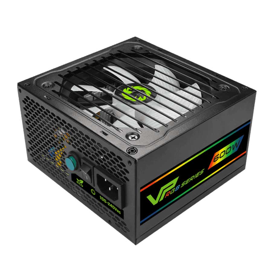 پاور کامپیوتر 600 وات نیمه ماژولار گیم مکس مدل VP600 RGB-M