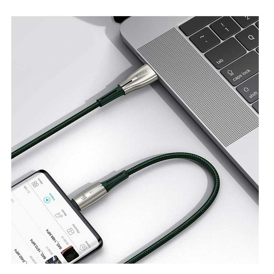 کابل تبدیل USB به USB-C باسئوس مدل Water Drop CATSD-M06