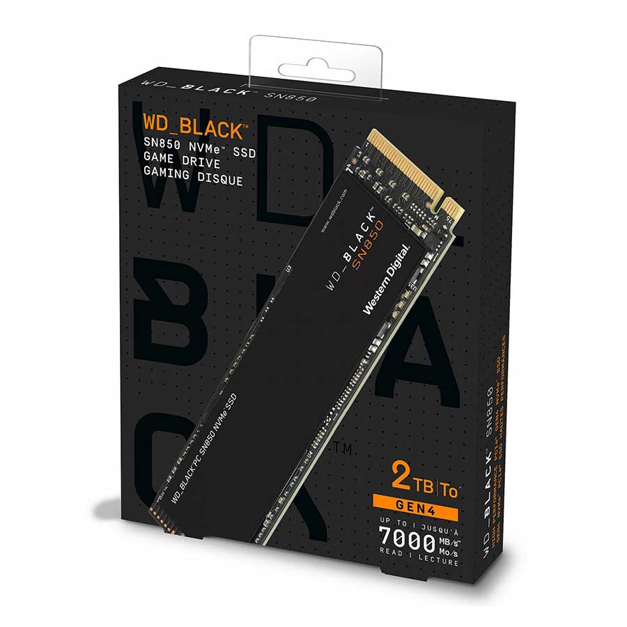 اس اس دی 2 ترابایت وسترن دیجیتال مدل WD BLACK SN850 M.2 2280 NVMe