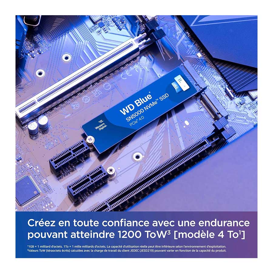 اس اس دی 1 ترابایت وسترن دیجیتال مدل Blue SN5000 M.2 2280 NVMe