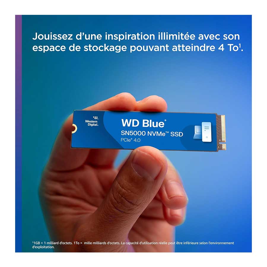 اس اس دی 1 ترابایت وسترن دیجیتال مدل Blue SN5000 M.2 2280 NVMe