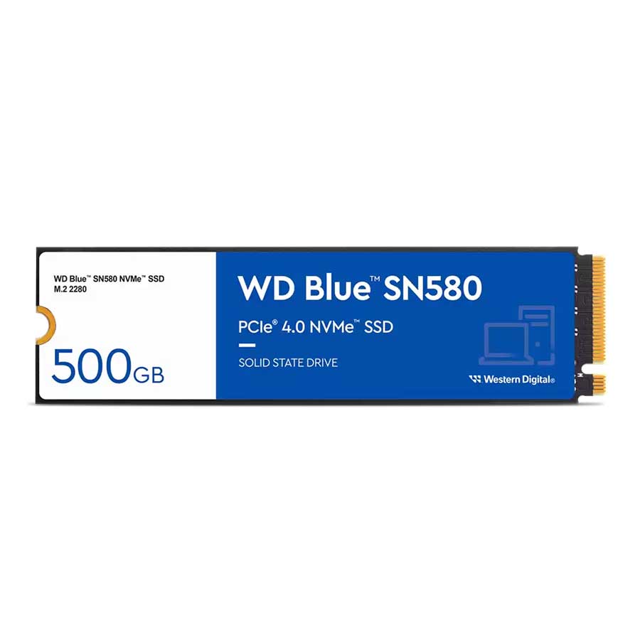 اس اس دی 500 گیگابایت وسترن دیجیتال مدل Blue SN580 NVMe M.2 2280
