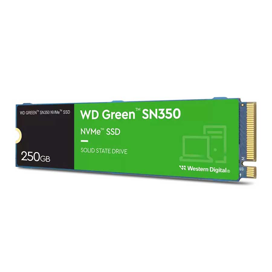 اس اس دی 250 گیگابایت وسترن دیجیتال مدل Green SN350 M.2 2280 NVMe