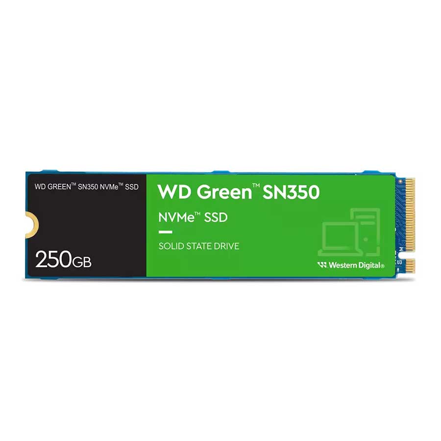 اس اس دی 250 گیگابایت وسترن دیجیتال مدل Green SN350 M.2 2280 NVMe