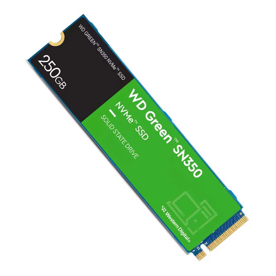 اس اس دی 250 گیگابایت وسترن دیجیتال مدل Green SN350 M.2 2280 NVMe