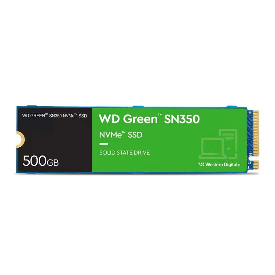 اس اس دی 500 گیگابایت وسترن دیجیتال مدل Green SN350 M.2 2280 NVMe