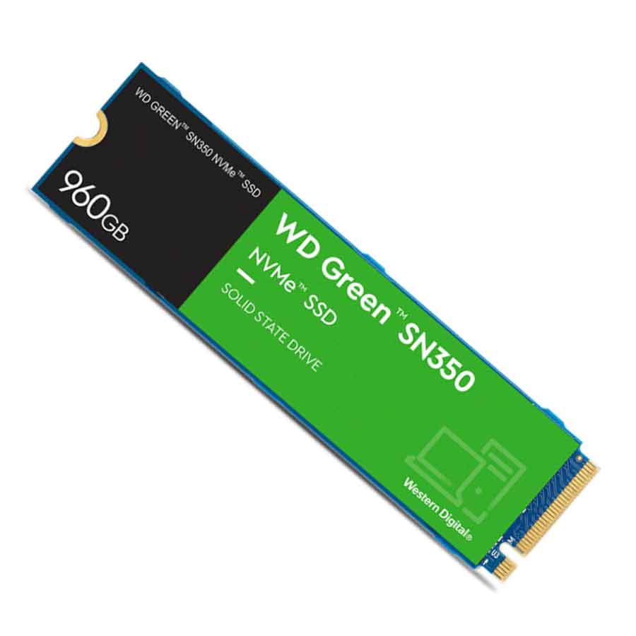 اس اس دی 960 گیگابایت وسترن دیجیتال مدل Green SN350 M.2 2280 NVMe