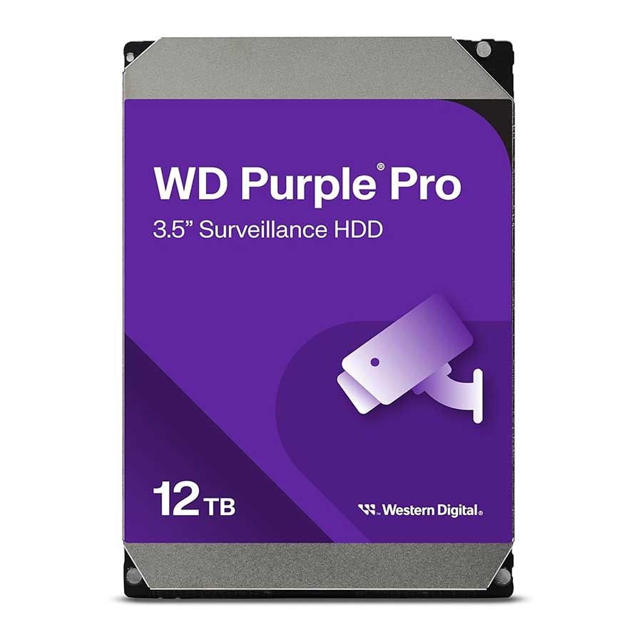 هارد اینترنال 12 ترابایت وسترن دیجیتال مدل Purple Pro