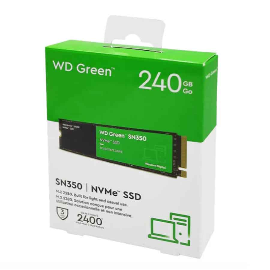 اس اس دی 240 گیگابایت وسترن دیجیتال مدل Green SN350 M.2 2280 NVMe