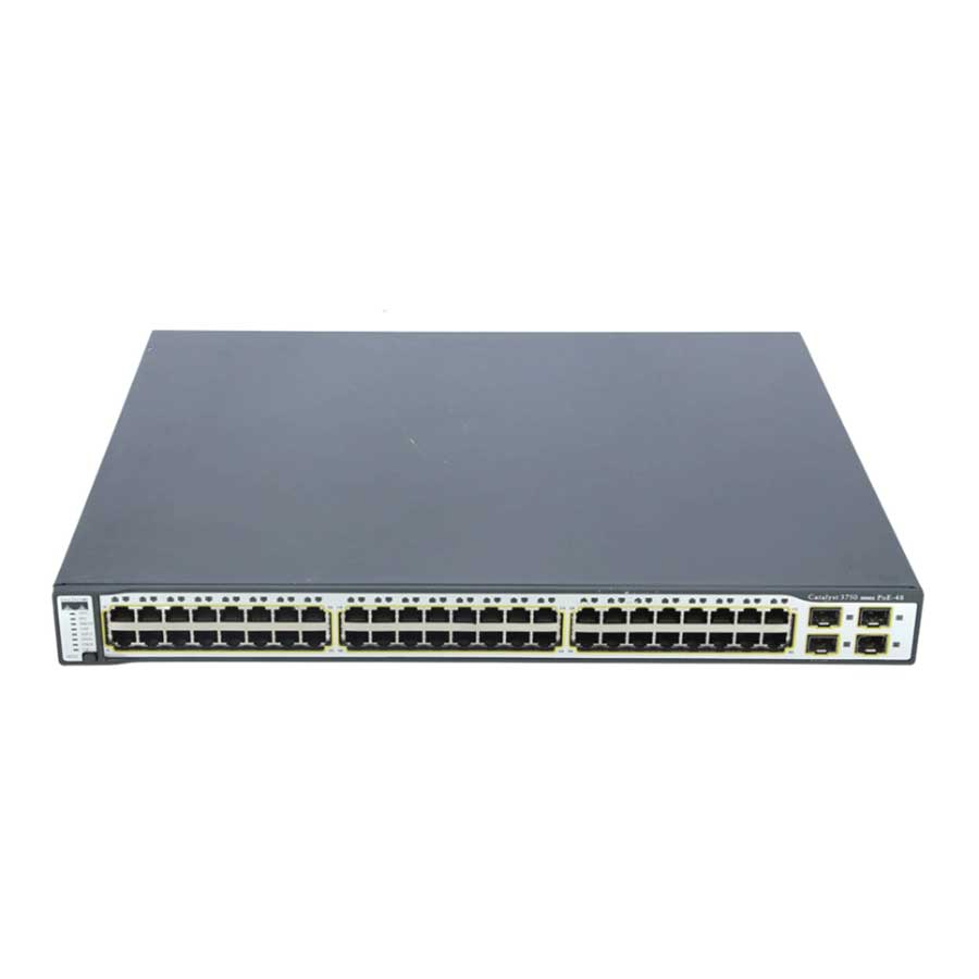 سوييچ 48 پورت سیسکو مدل WS-C3750-48PS-S