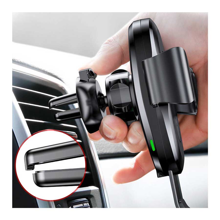 پایه نگهدارنده و شارژر بی‌سیم گوشی موبایل باسئوس مدل WXYL-01 10W