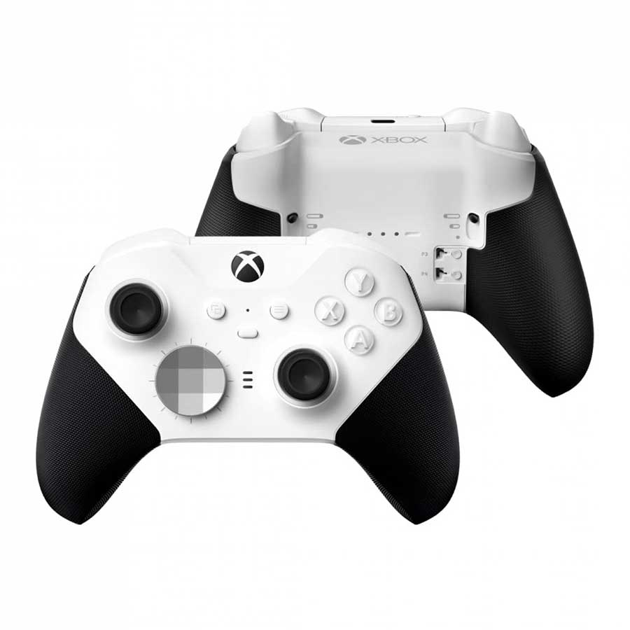 دسته بازی بی‌سیم مایکروسافت مدل XBOX X/S/One Elite Series 2 Core Edition White