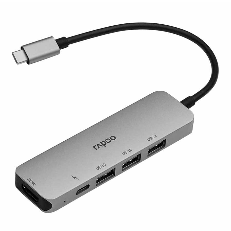 هاب چندکاره USB-C پنج پورت رپو مدل XD100C