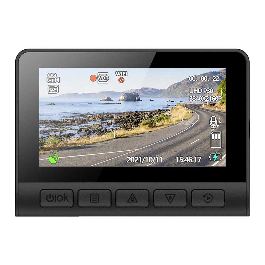 دوربین فیلم برداری خودرو شیائومی مدل 70maI 4K + GPS A800S