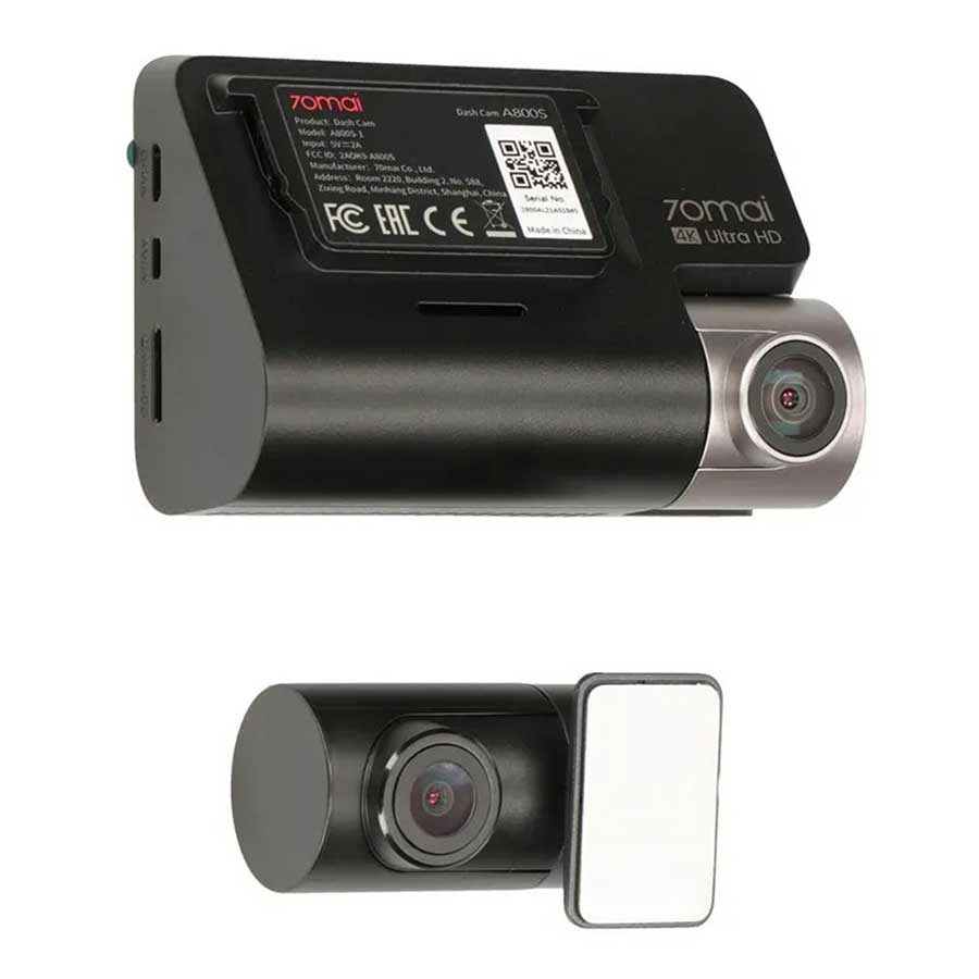 دوربین فیلم برداری خودرو شیائومی مدل 70maI 4K + GPS A800S