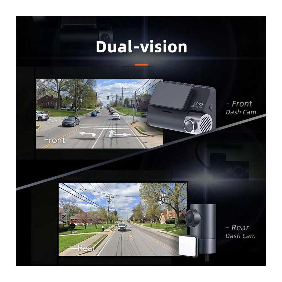 دوربین فیلم برداری خودرو شیائومی مدل 70maI 4K RC06 A800S