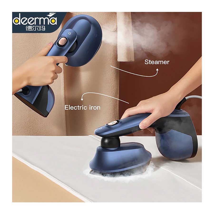 اتو بخار دستی 1000 وات چند کاره شیائومی مدل Deerma HS300