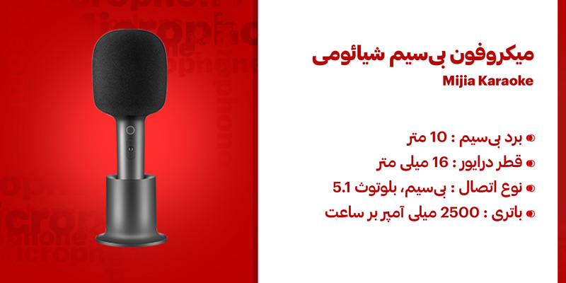 میکروفون بی‌سیم شیائومی مدل Mijia Karaoke