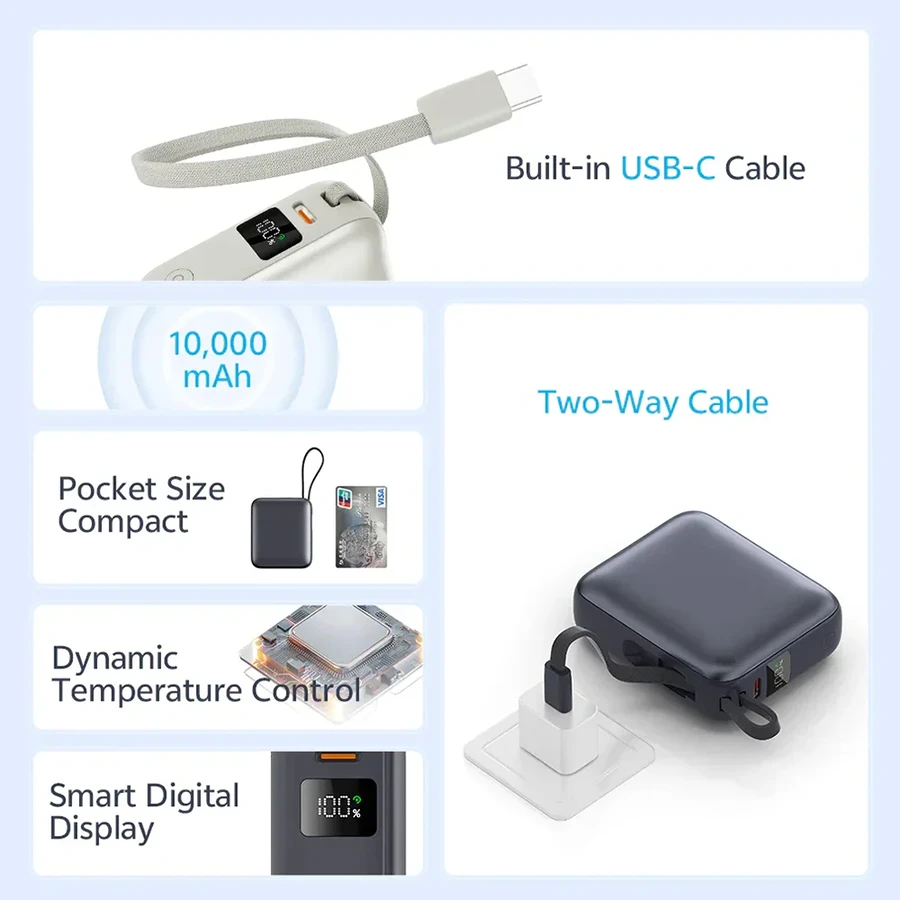 پاوربانک شیائومی با ظرفیت 10000mAh