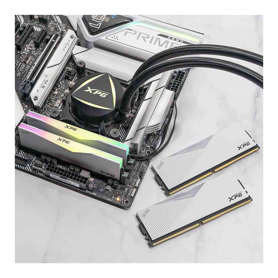 رم ای دیتا مدل XPG Lancer RGB DDR5 White Dual