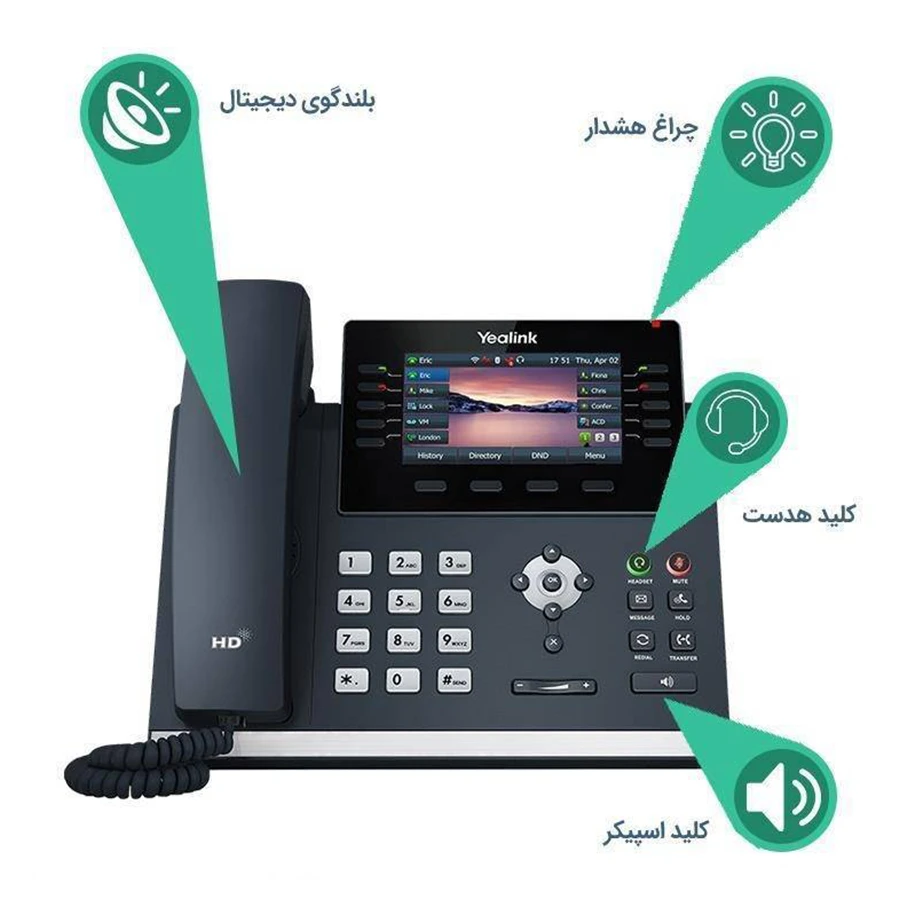 گوشی تلفن تحت شبکه یالینک