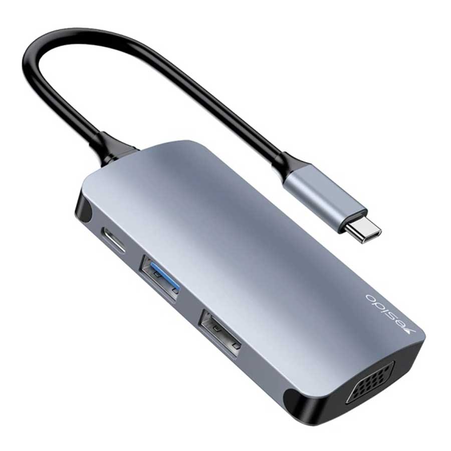 هاب USB-C هفت پورت یسیدو مدل HB16