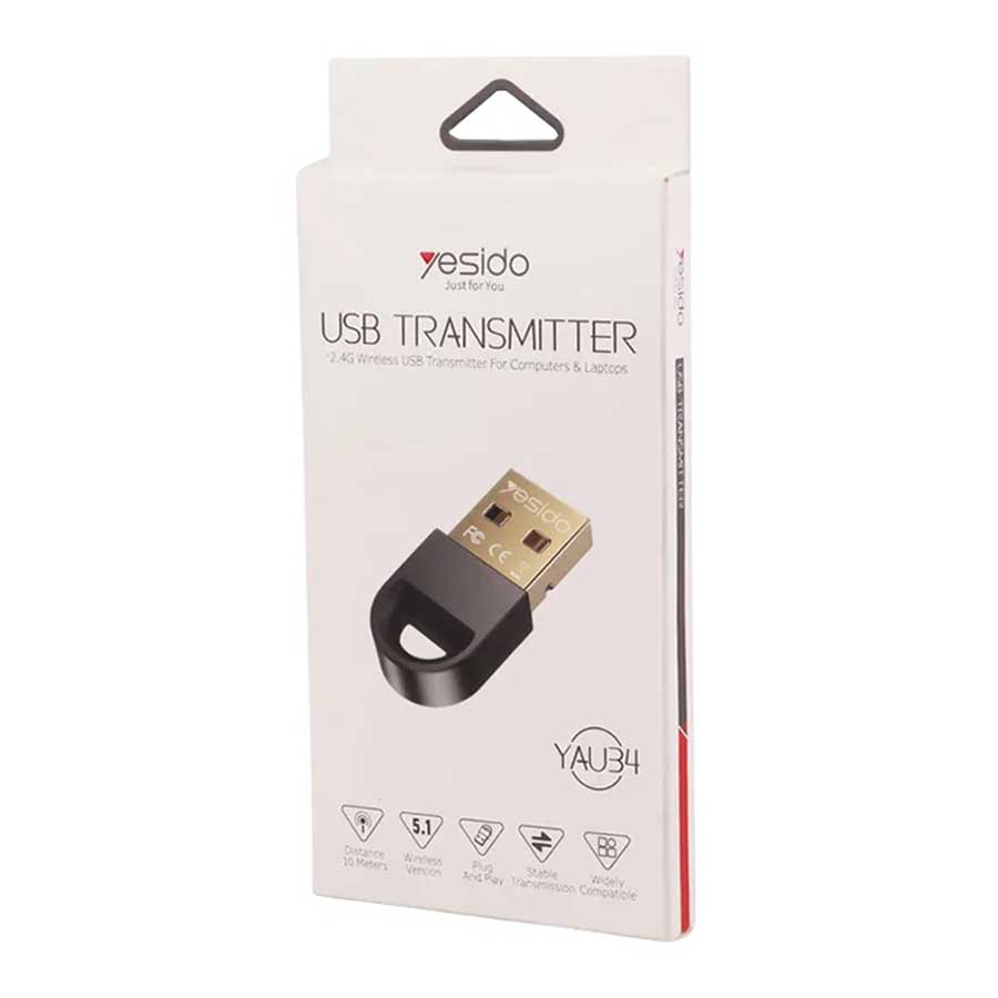 گیرنده بلوتوث USB یسیدو مدل YAU34