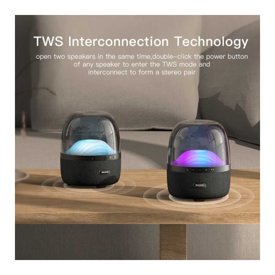 اسپیکر بلوتوث قابل حمل یسیدو مدل YSW08