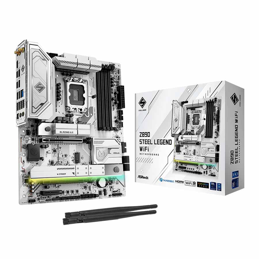 مادربرد ازراک مدل Z890 Steel Legend WiFi DDR5