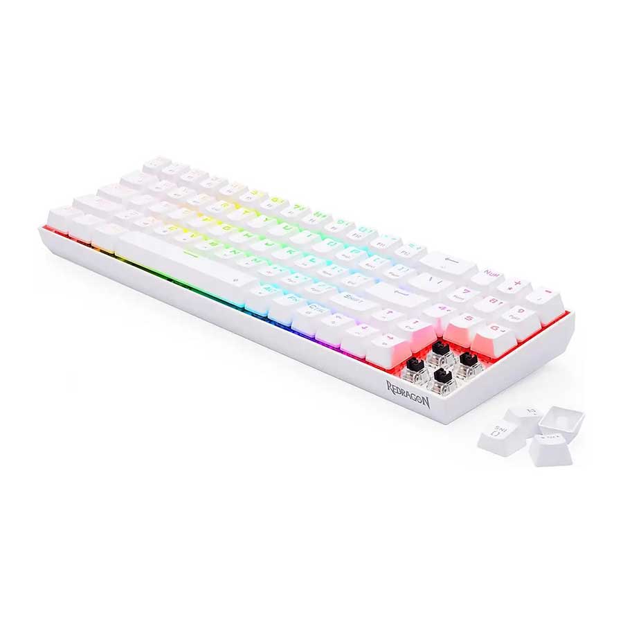 کیبورد گیمینگ بی‌سیم ردراگون مدل Zed Pro K627P WNS