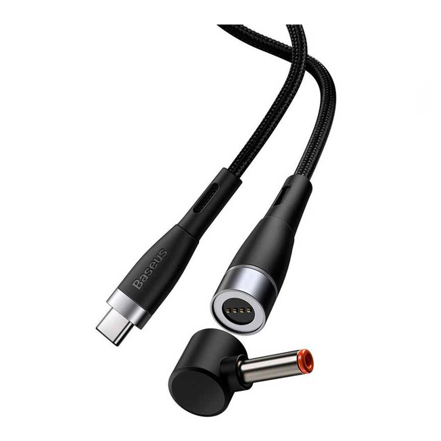 کابل تبدیل 2 متری USB-C به سوزنی DC بیسوس مدل Zinc Magnetic CATXC-T01