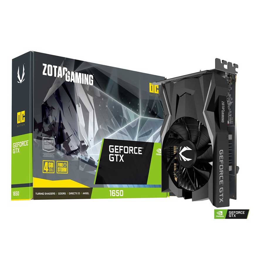 کارت گرافیک زوتاک مدل ZOTAC GAMING GeForce GTX1650 OC