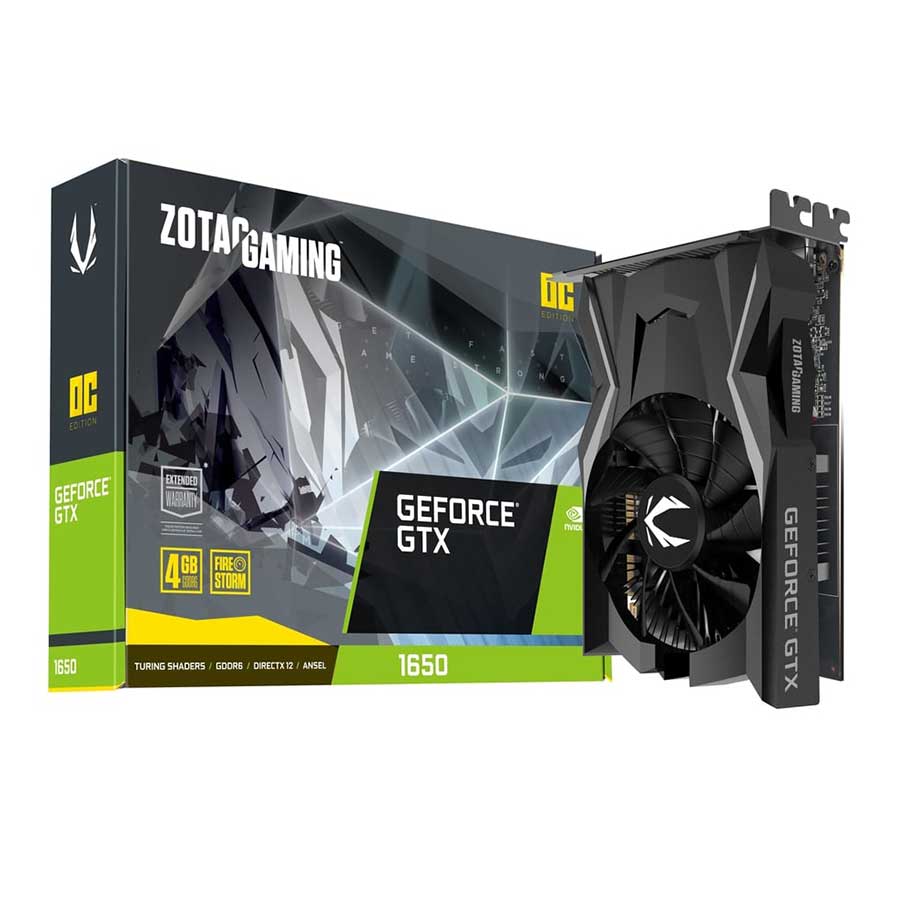 کارت گرافیک زوتک مدل GAMING GeForce GTX1650 OC GDDR6 4GB