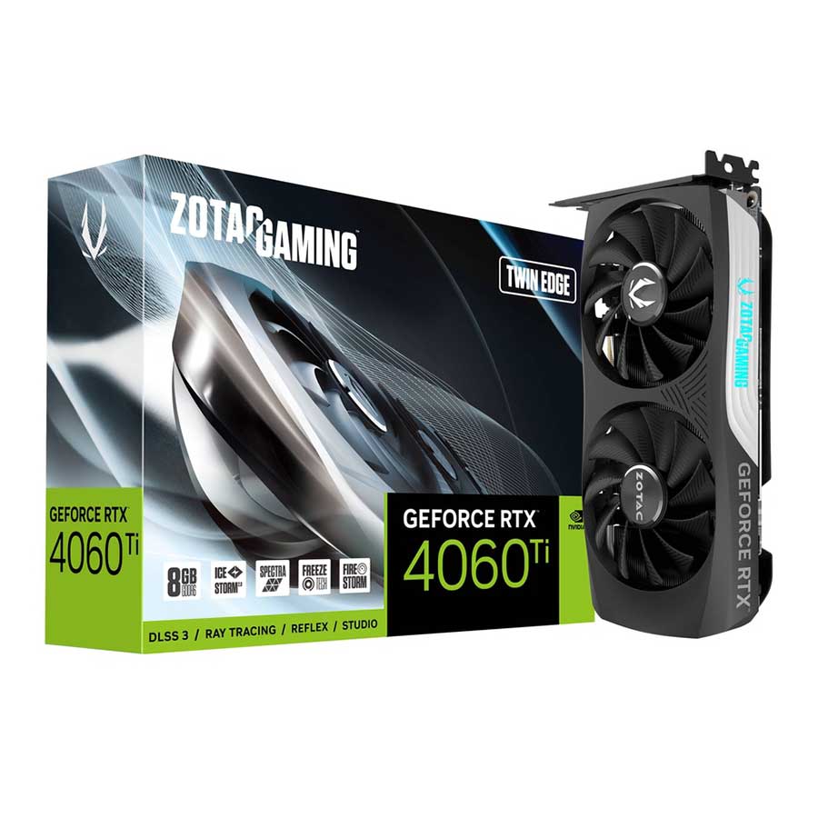 کارت گرافیک زوتک مدل GAMING GeForce RTX4060 Ti 8GB Twin Edge GDDR6