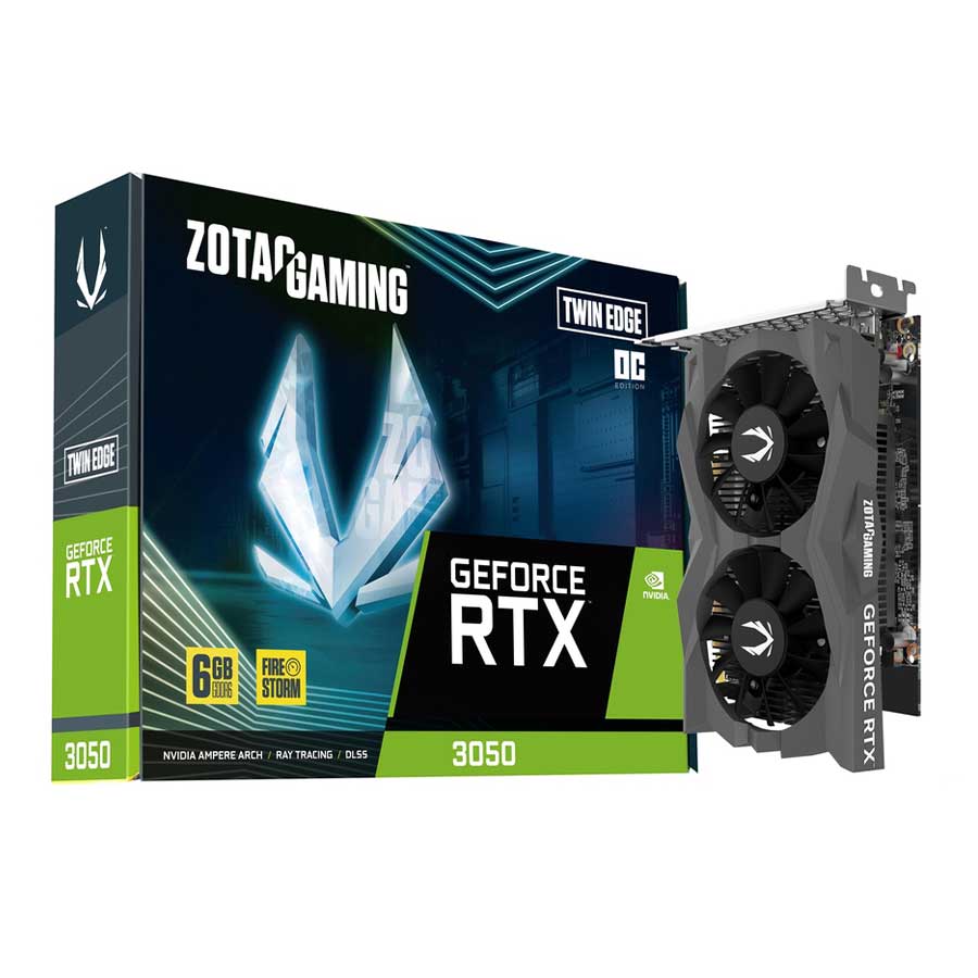 کارت گرافیک زوتک مدل GAMING GeForce RTX 3050 6GB GDDR6 Twin Edge OC GDDR6